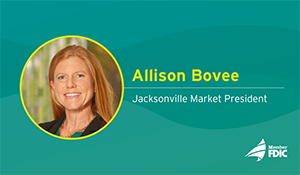Seacoast Bank Announces Allison Bovee as Jacksonville Market President