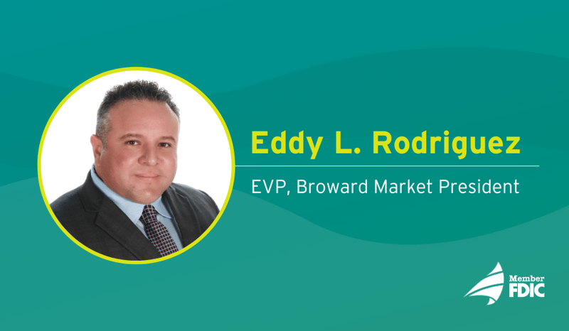 Seacoast Bank Welcomes Eddy L. Rodriguez as Broward Market President