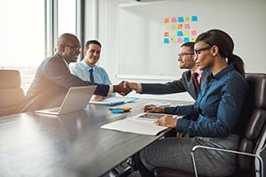 lawyers working with treasury specialists
