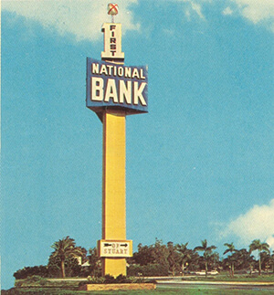 first national bank 1963