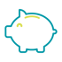 Logo image of a piggy bank.