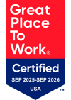 Great place to work badge