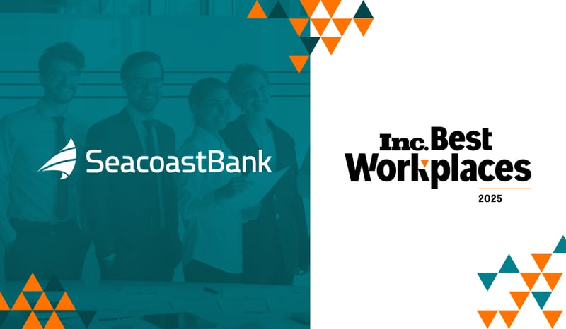 Seacoast Bank Honored as a 2025 Inc. Magazine Best Workplace