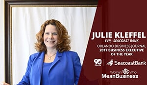 Seacoast's Julie Kleffel Named OBJ’s 2017 Business Exec of the Year