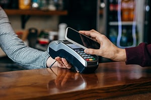 contactless payment with mobile wallet