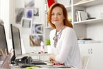 Small Business Owner Reviewing Savings Account